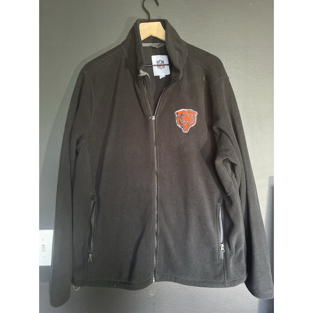 NFL Mens Chicago Bears Jacket, Black, X-Large‎ (Regular)